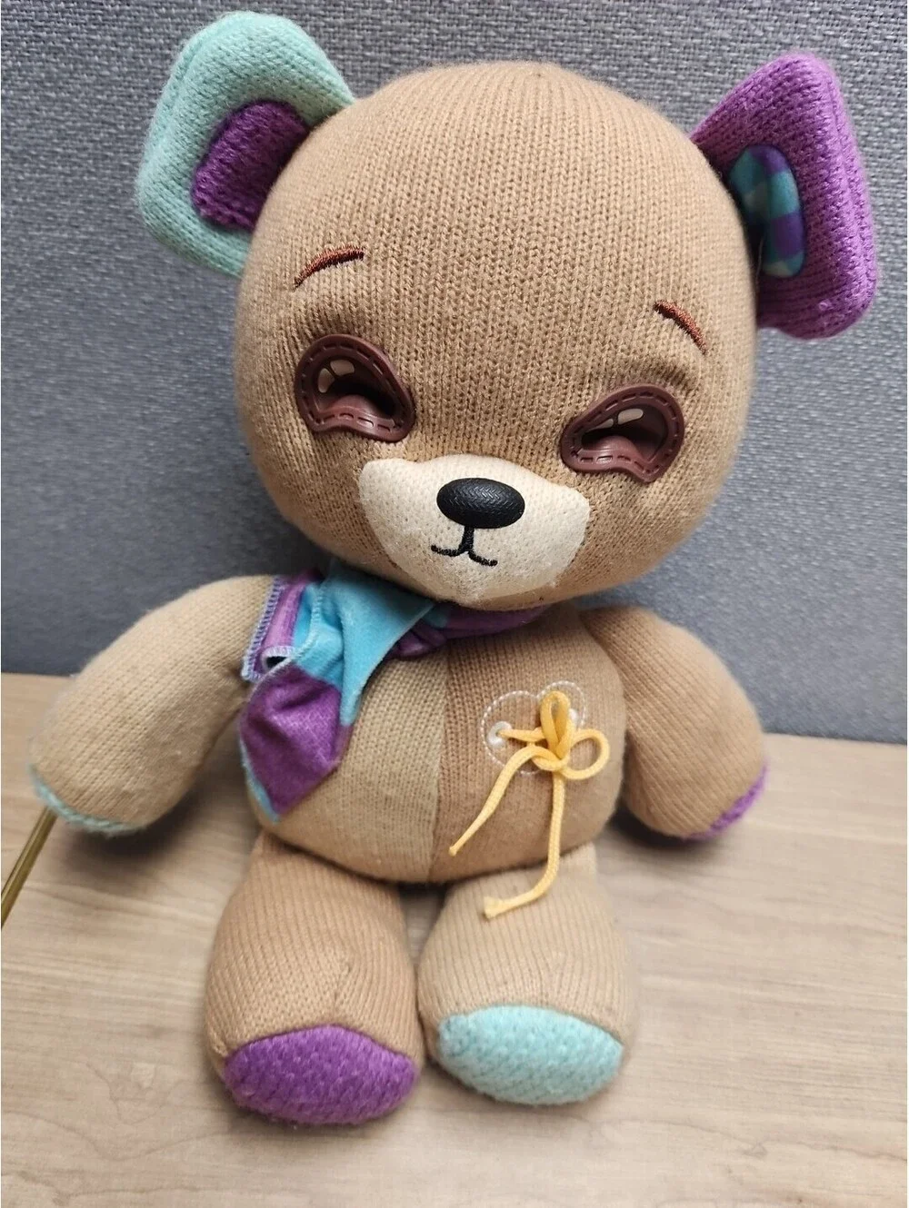 Thready Bear Interactive Plush 70+ Grimacing Fac, Sound & Magical Button Heart!.